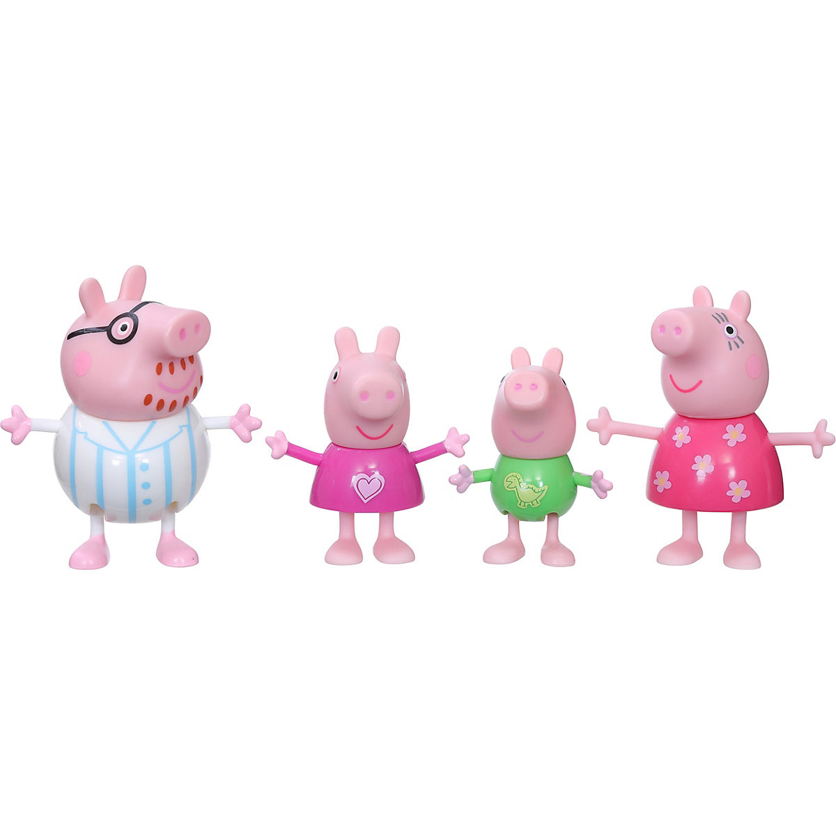 Peppa Pig Peppa’s Adventures Familienfiguren 4er-Pack Sortiment, ab 3 Jahren