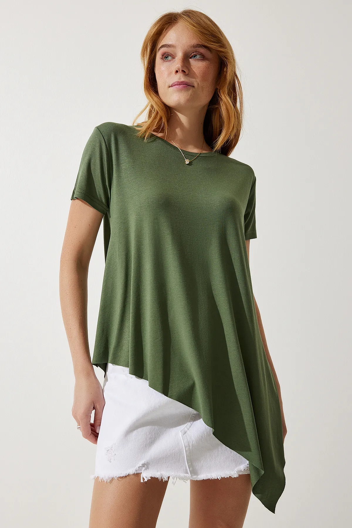 Happiness İstanbul  Tunika - Khaki - Regular Fit
