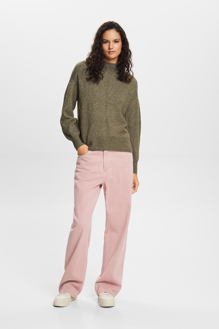 Pullover mit Stehkragen
