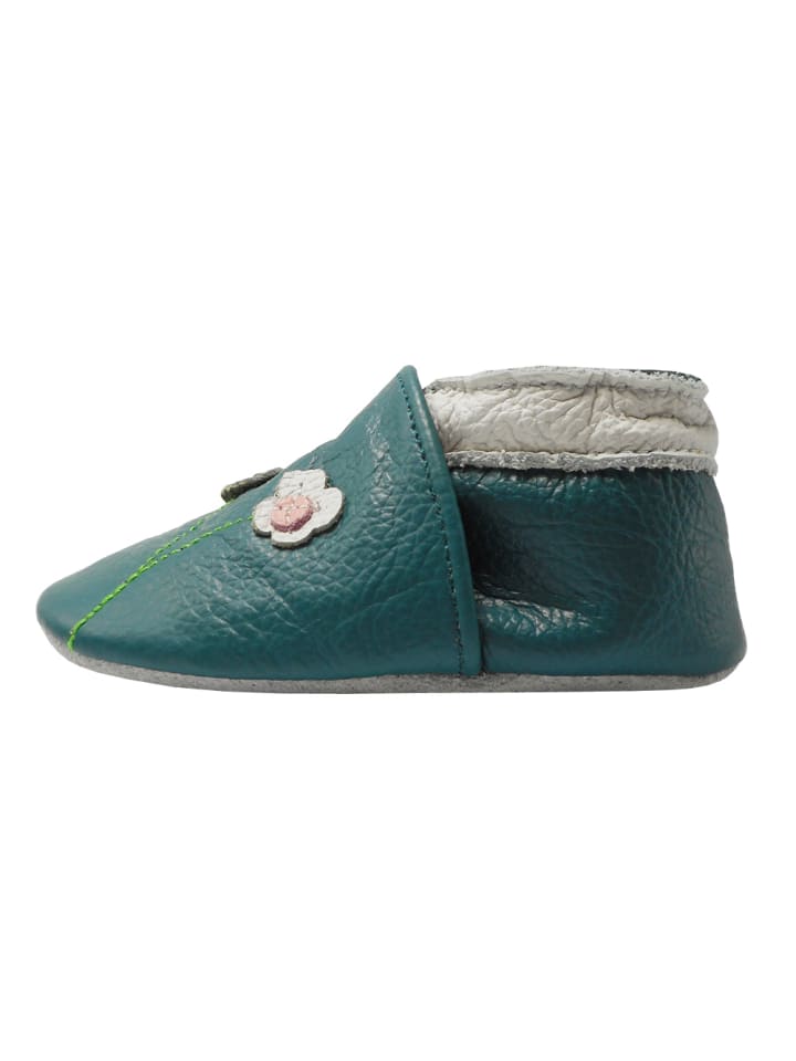 Yalion Leder-Krabbelschuhe 