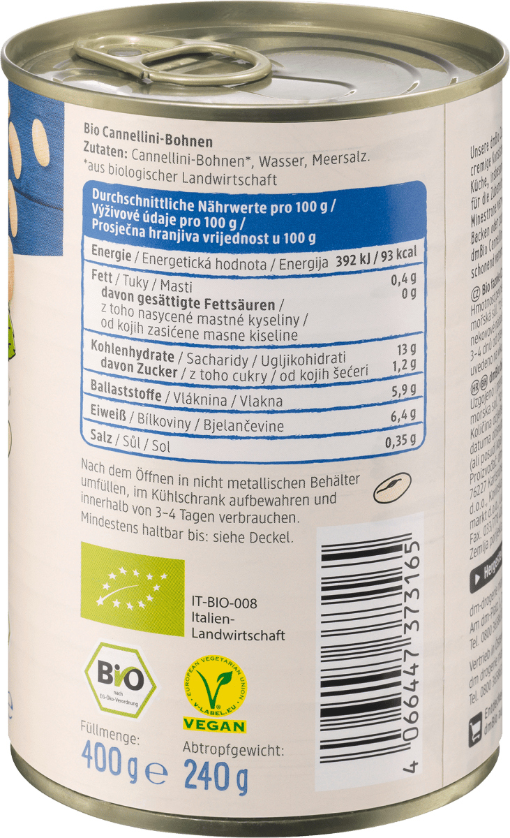 Cannellini Bohnen, 240 g