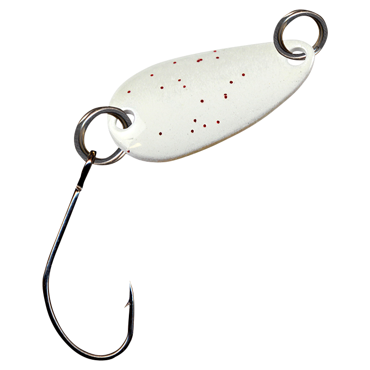 FTM Trout Spoon Bee (Weiß Glitter/Silber)