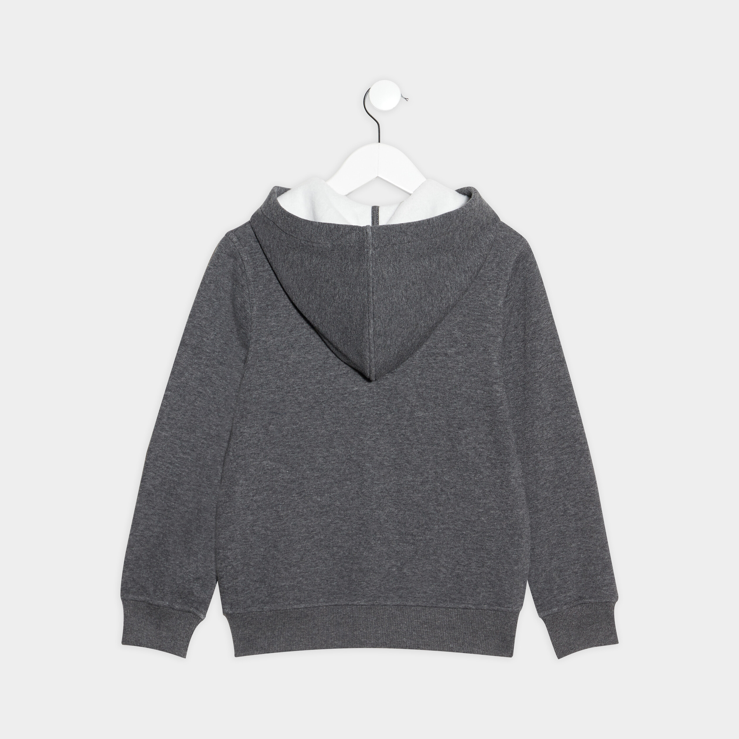 Sweat zippé à capuche gris garçon | La Halle