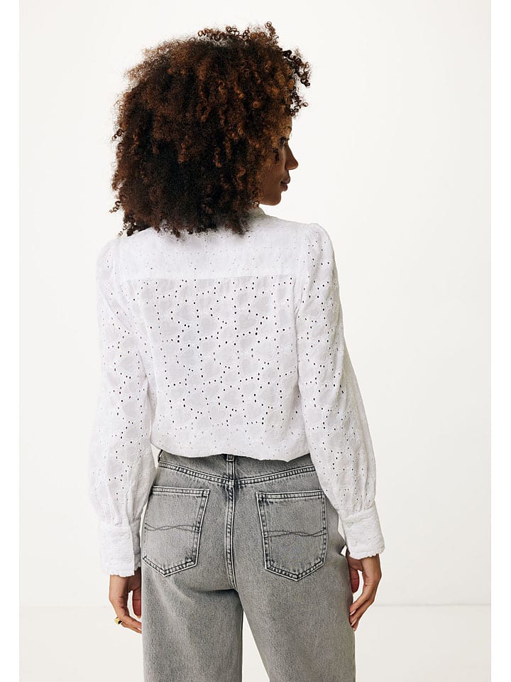 Mexx Bluse in Weiß günstig kaufen