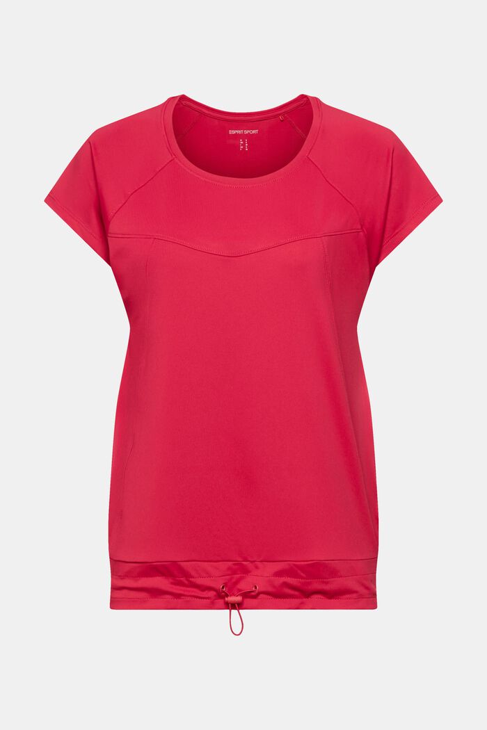 Recycelt: Active T-Shirt mit Kordelzug und E-DRY