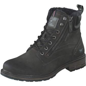 Mustang Schnür Boots in grau