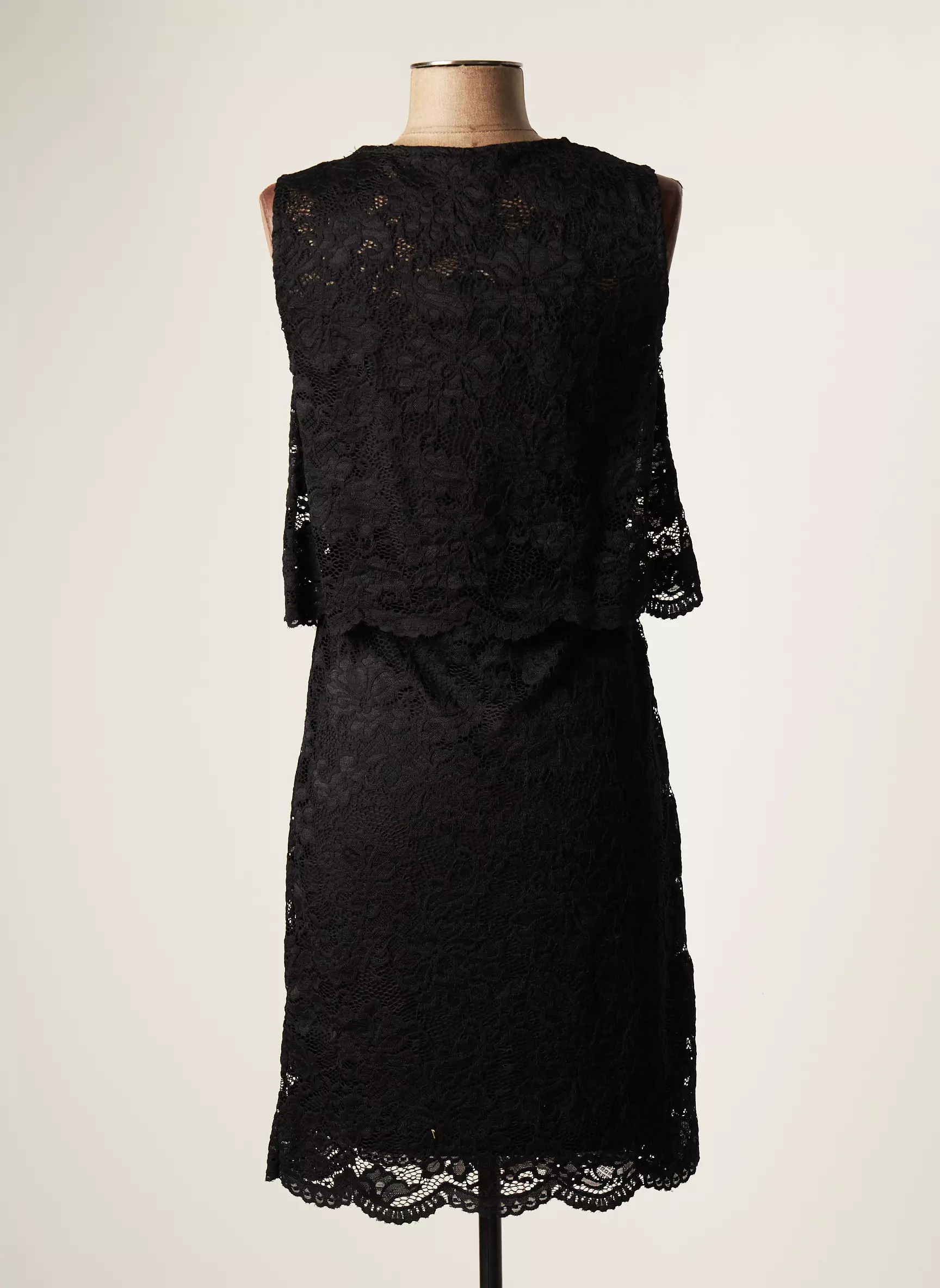 Vero Moda Robes Mi Longues Femme couleur noir