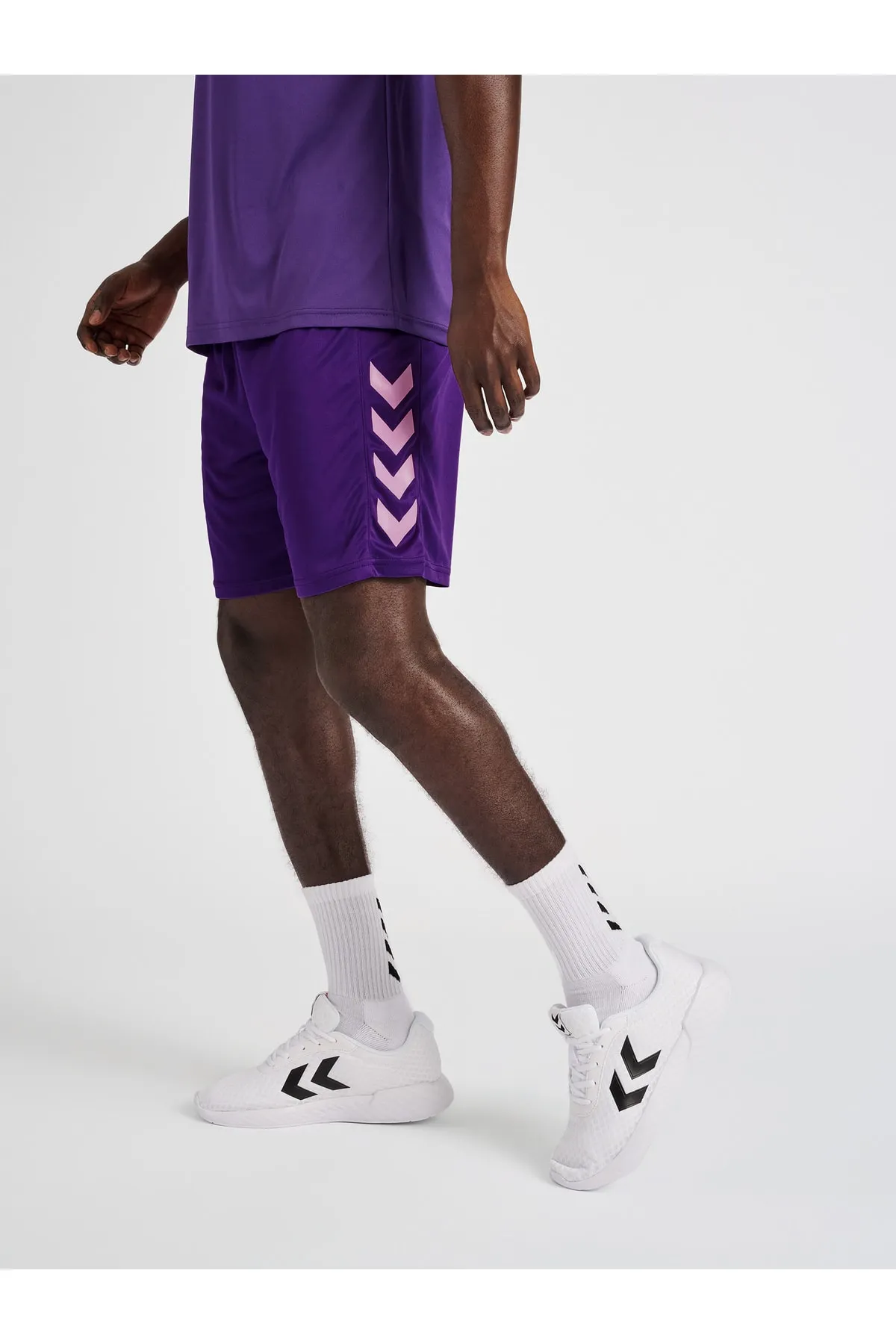 hummel  Kurze Sporthose - Lila - Mittlerer Bund