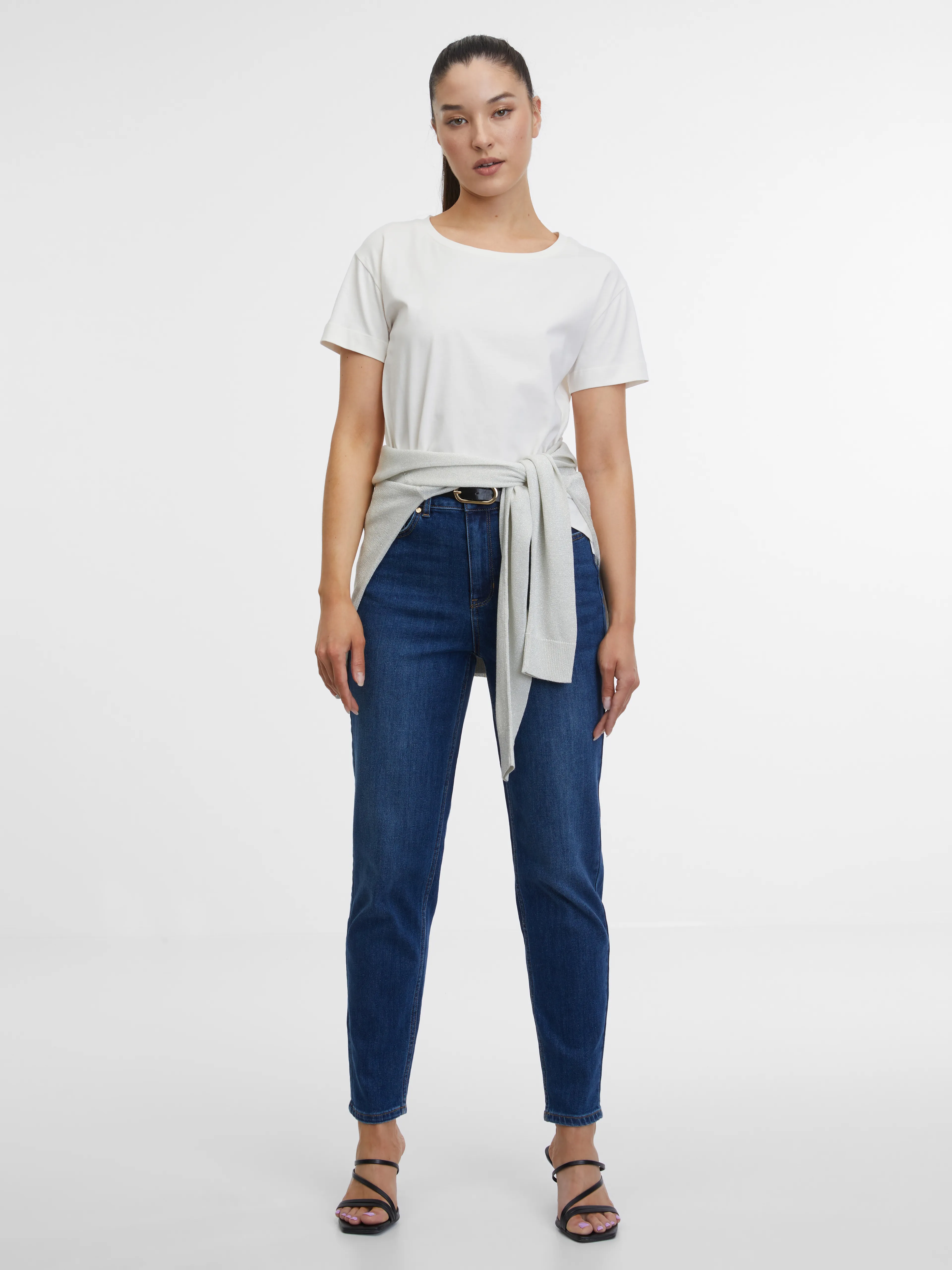 Cremefarbenes Damen-T-Shirt ORSAY