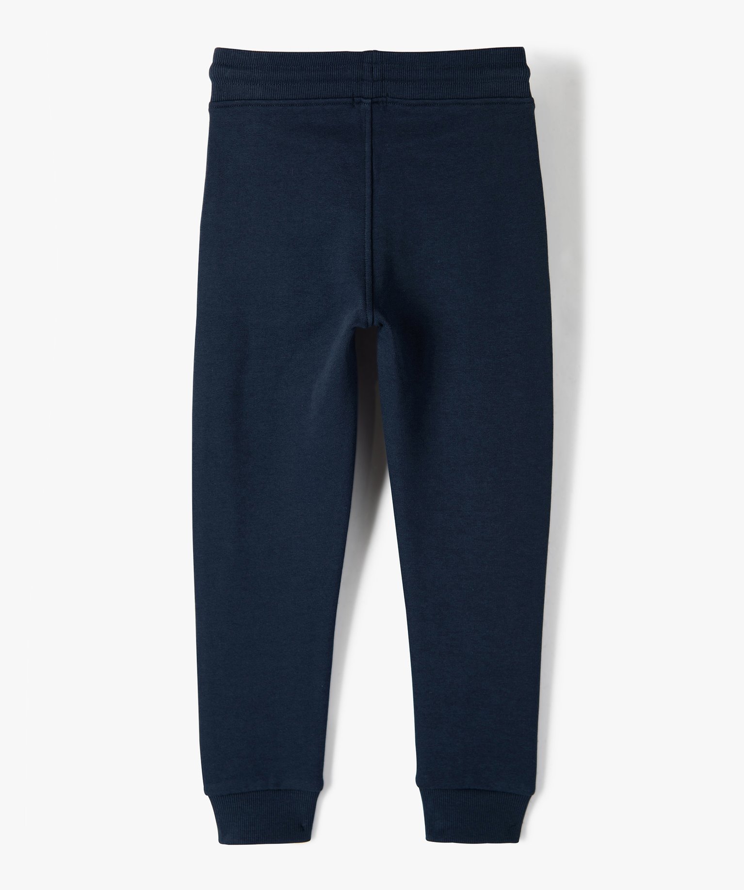 Pantalon de jogging avec intérieur molletonné Garçon marine | GEMO