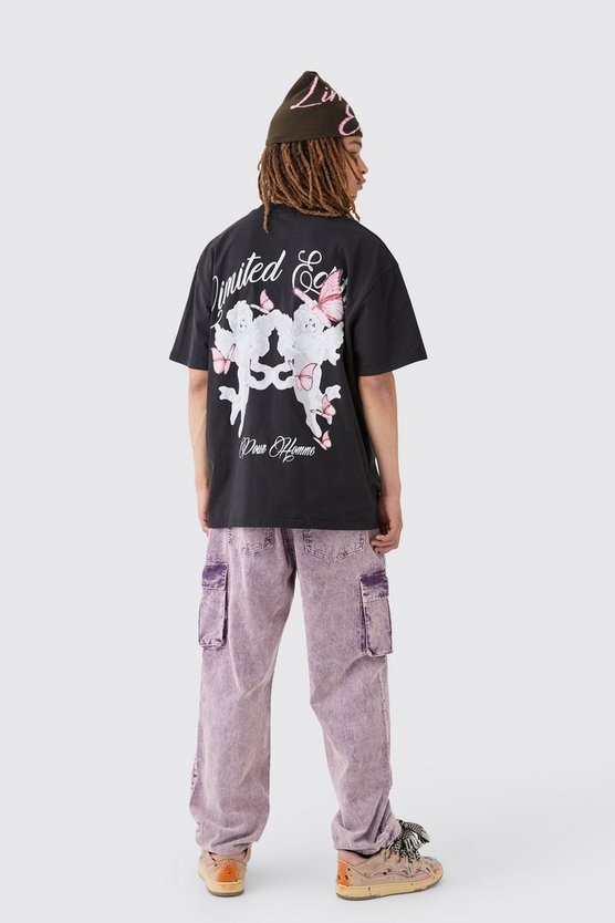 Oversize T-Shirt mit Limited Edition Cupid Print