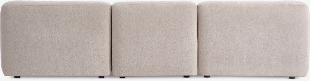 SKEJBY Sofa modułowa SKEJBY 3-osobowa tkanina piaskowa