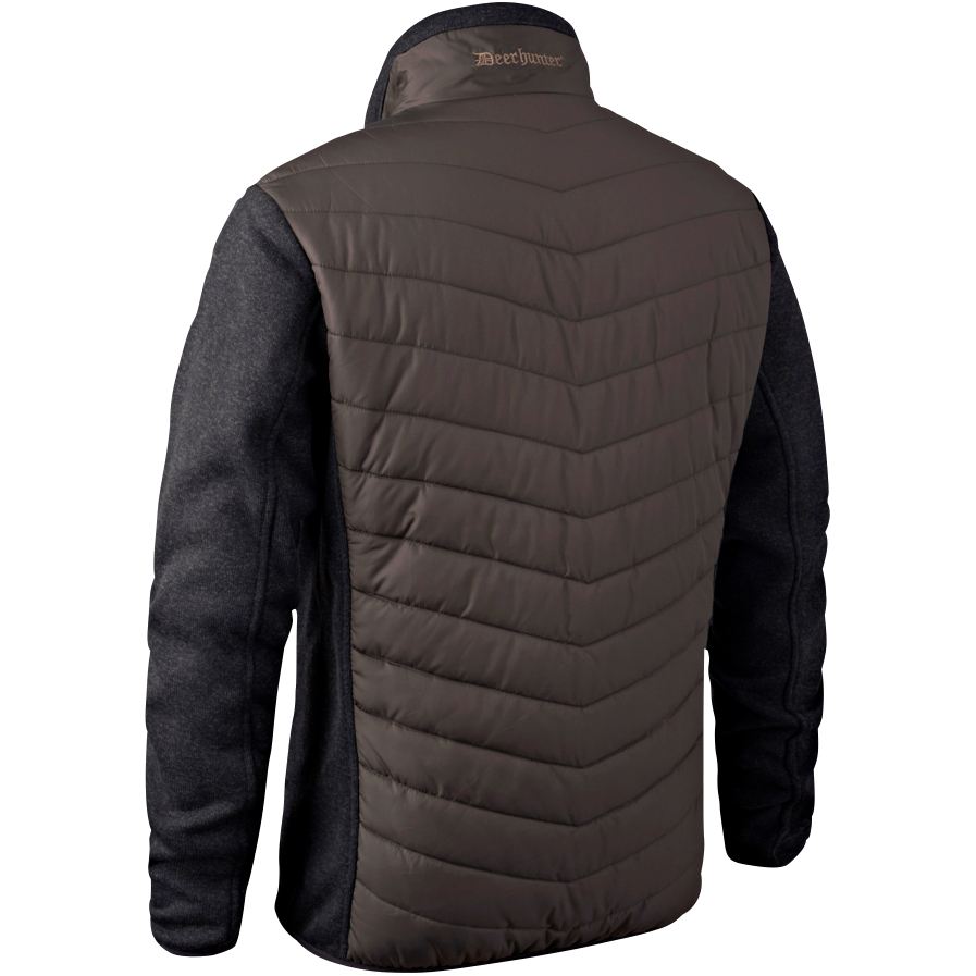 Deerhunter Herren Wattierte Jacke mit Strick (Moor)