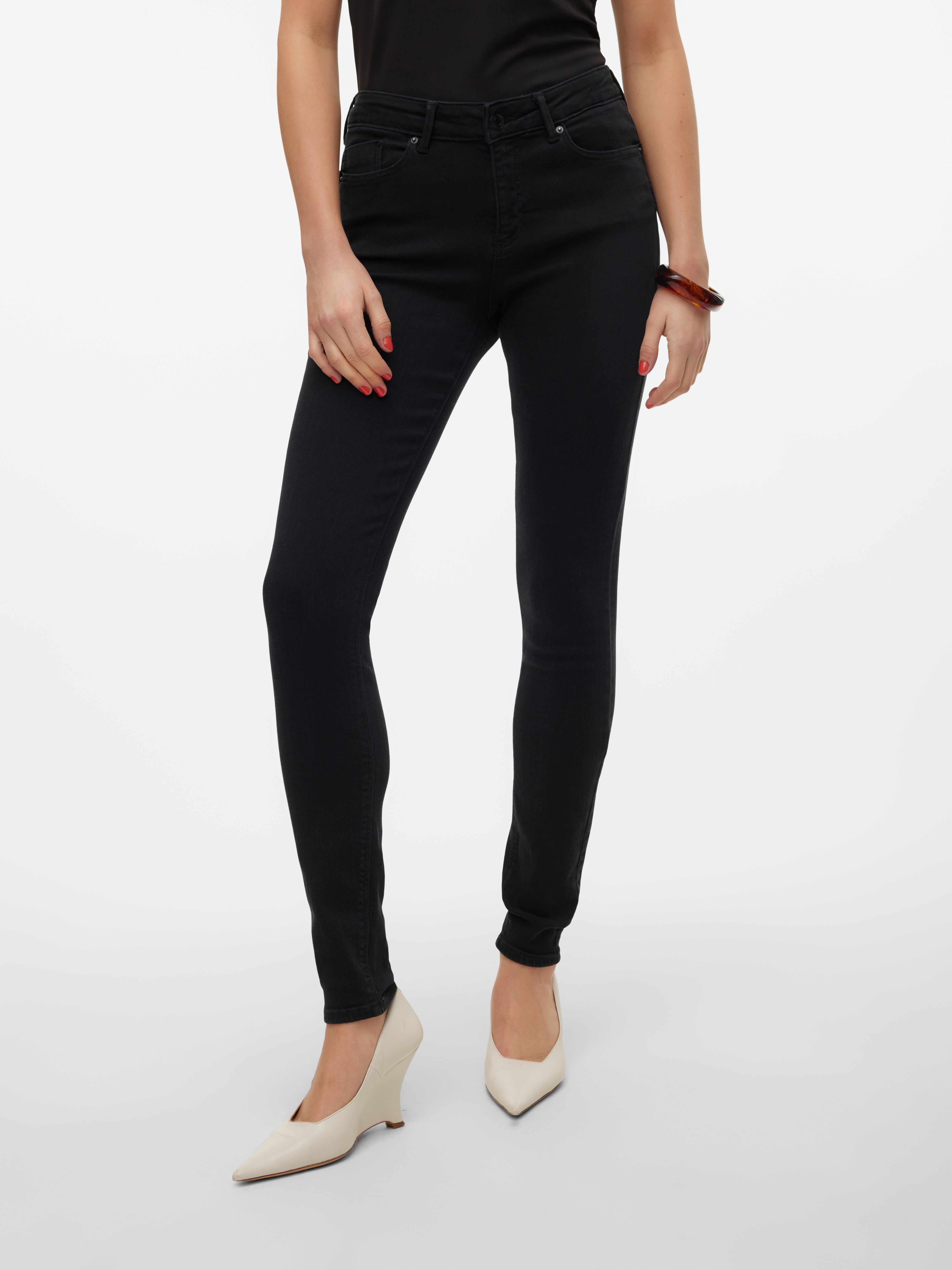 VMTANYA Mid Rise Skinny Fit Jeans