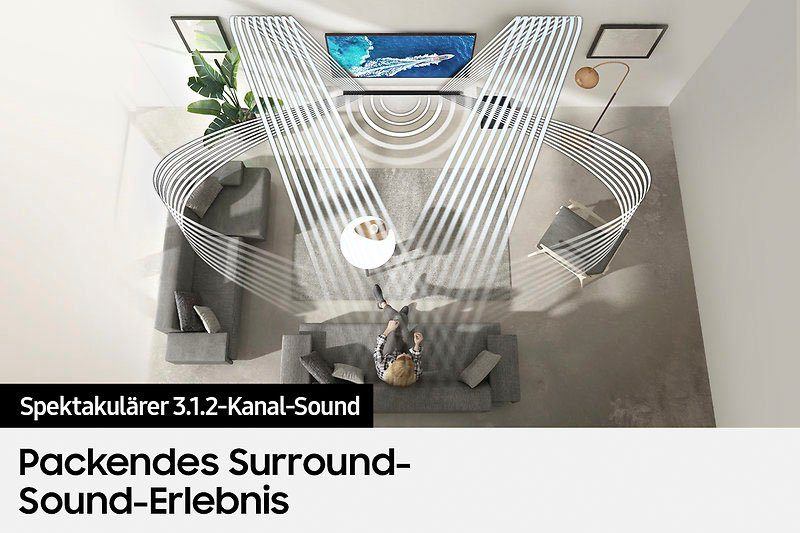 Samsung HW-S810B / HW-S811B 3.1 Soundbar (Bluetooth, WLAN (WiFi), 330 W, 3.1.2-Kanal)