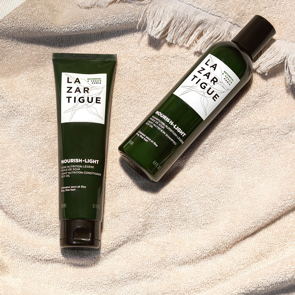 lazartigue NOURISH LIGHT SHAMPOOING NUTRITION LÉGÈRE Cheveux secs et fins