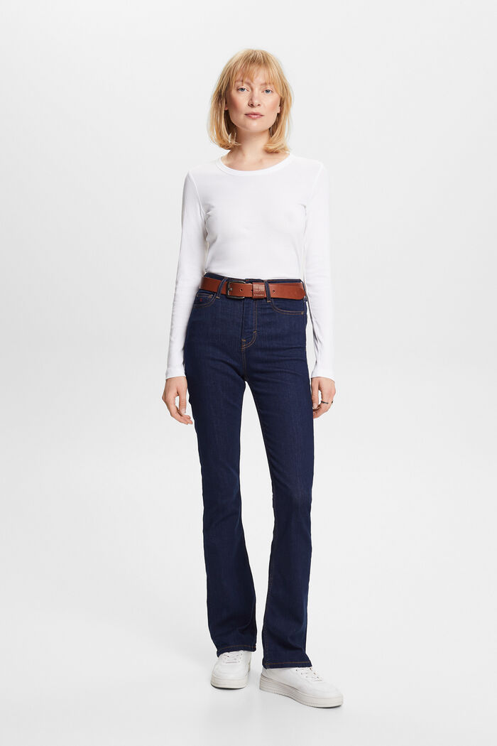 Bootcut Jeans mit hohem Bund