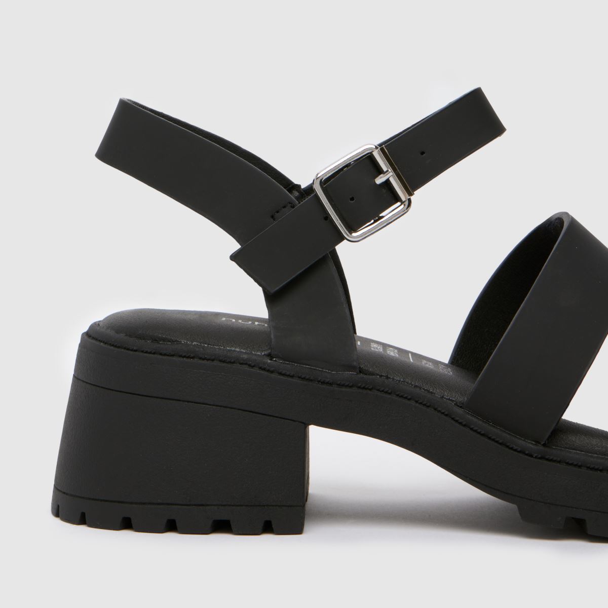 Schuh fekete, taffy sarkú lányos ifjúsági szandál