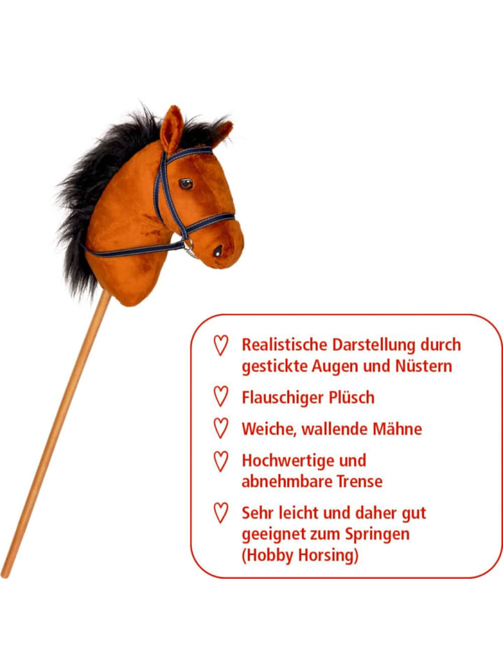 Pferdefreunde Kuscheltier Steckenpferd Dusty, 3-8 Jahre günstig kaufen onesize