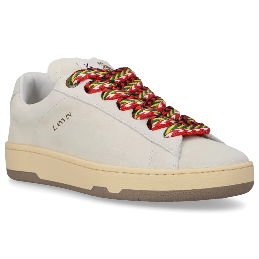 Lanvin - Sneaker low CURB LITE Veloursleder - beige