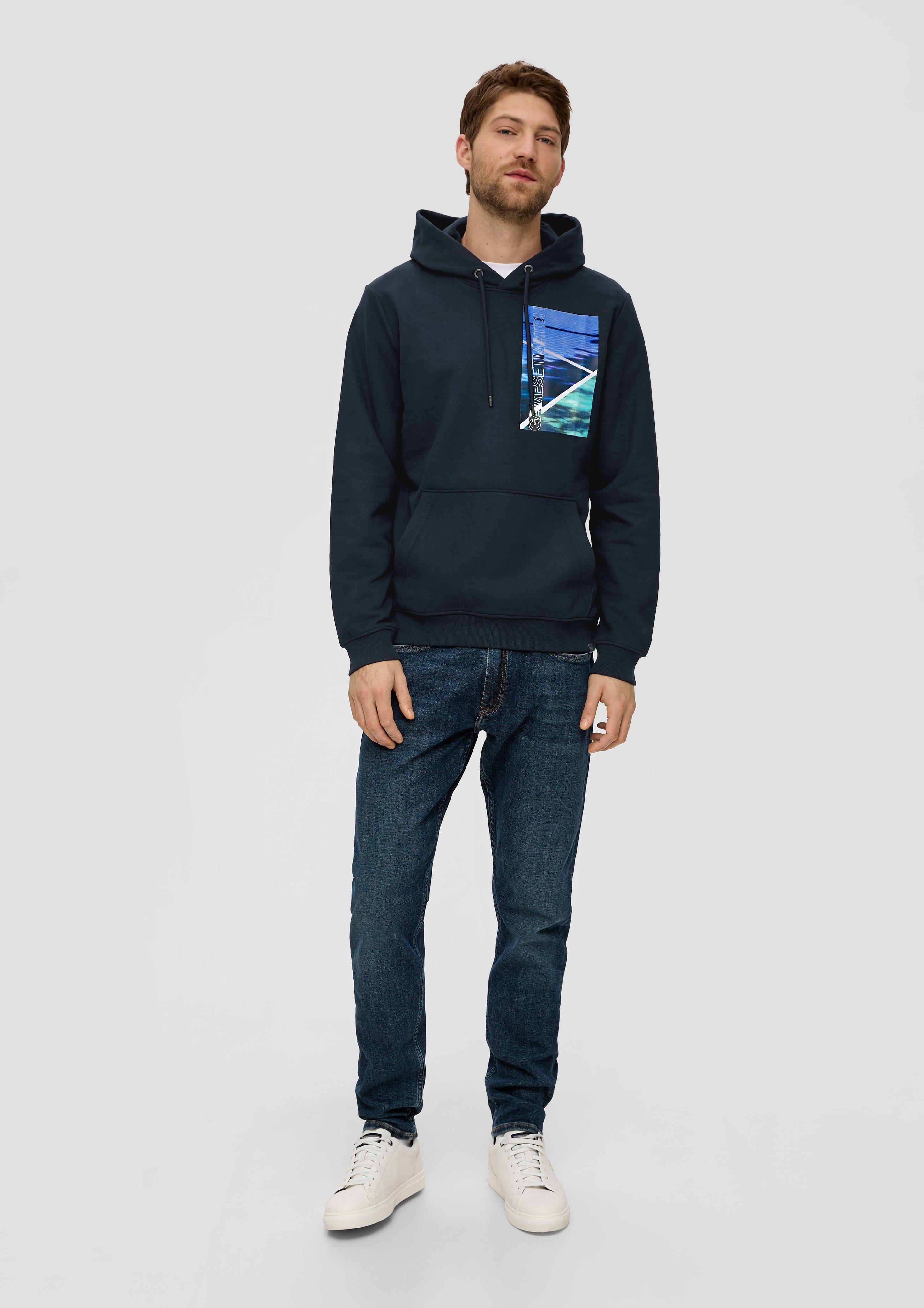 Kapuzensweater mit Labelprint  2141488-59D3