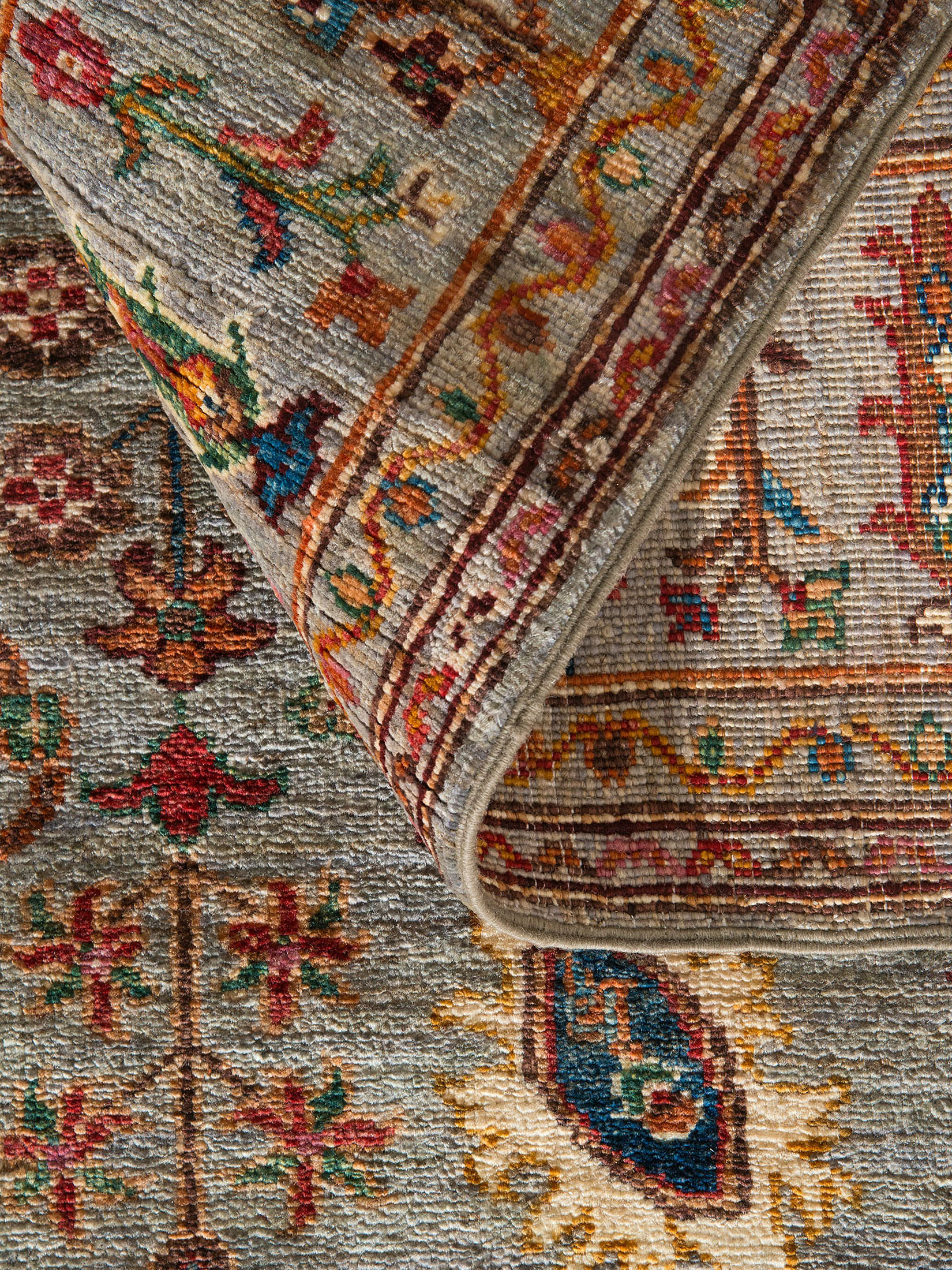 Kazak Ghazni ca. 154 x 195 cm, Unikat / Einzelstück