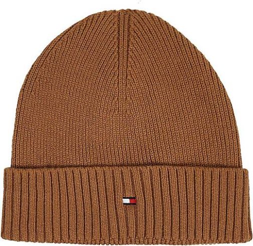 TOMMY HILFIGER Herren Strickmütze ESSENTIAL FLAG BEANIE