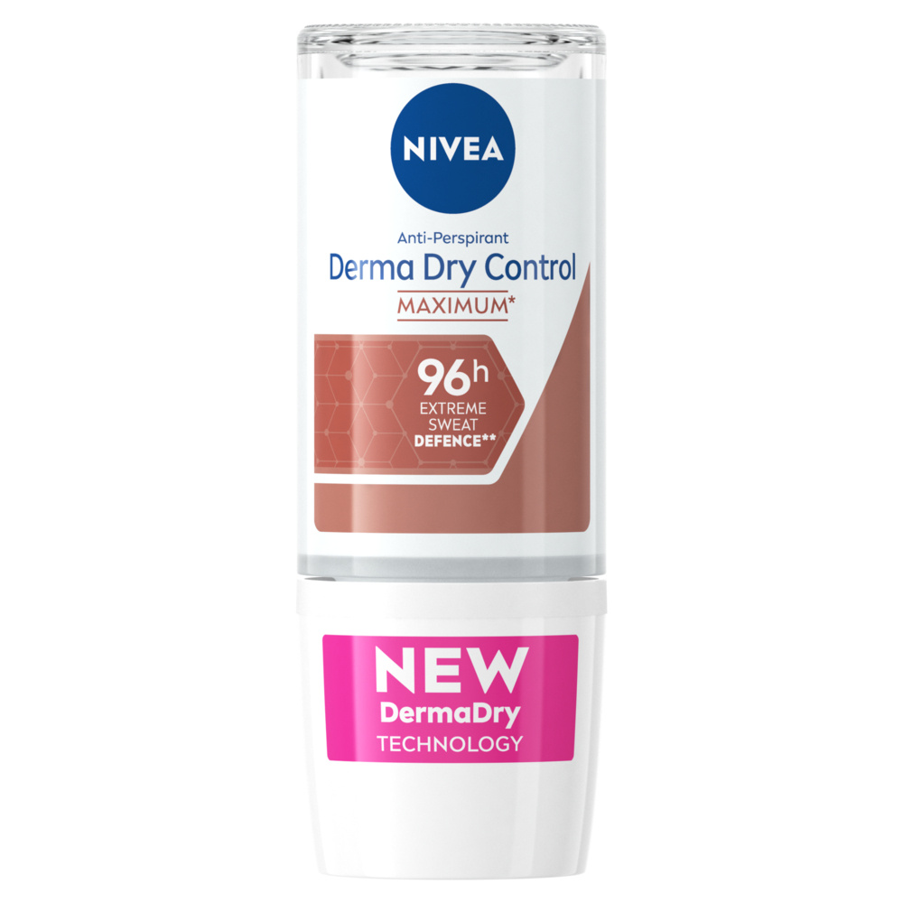 nivea DERMA DRY CONTROL - Déodorant Bille Protection excessive 96h 50ml Déodorant bille DERMA CONTROL 96H Femme