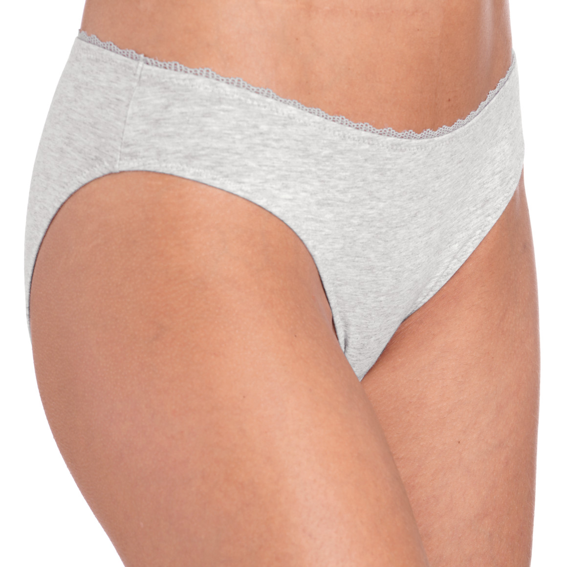 5 Damen Slips mit Spitze