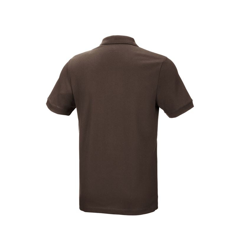e.s. Piqué-Polo cotton stretch