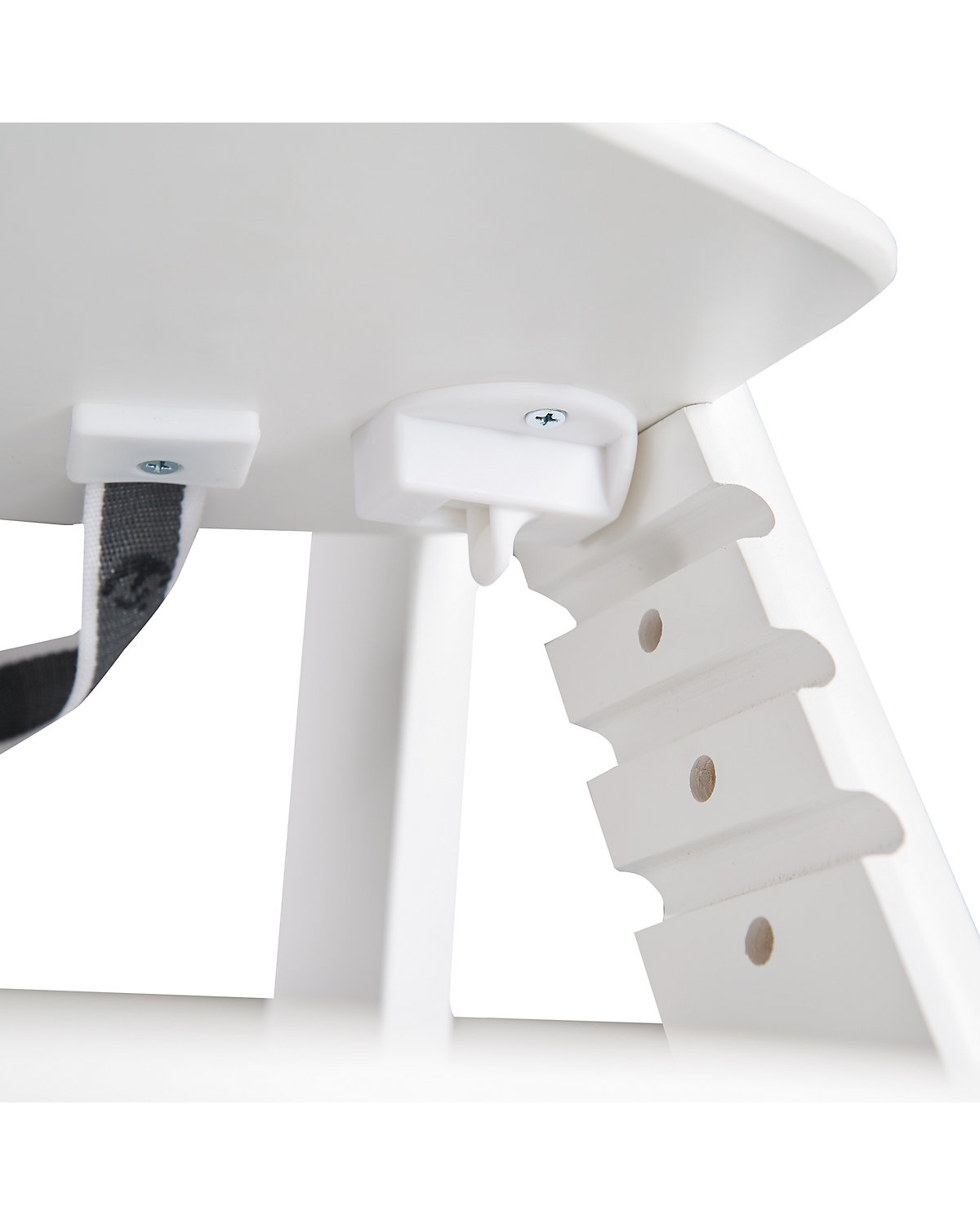Treppenhochstuhl 'Sit Up Click', mitwachsend, innovativer Klickverschluss, Holz, weiß