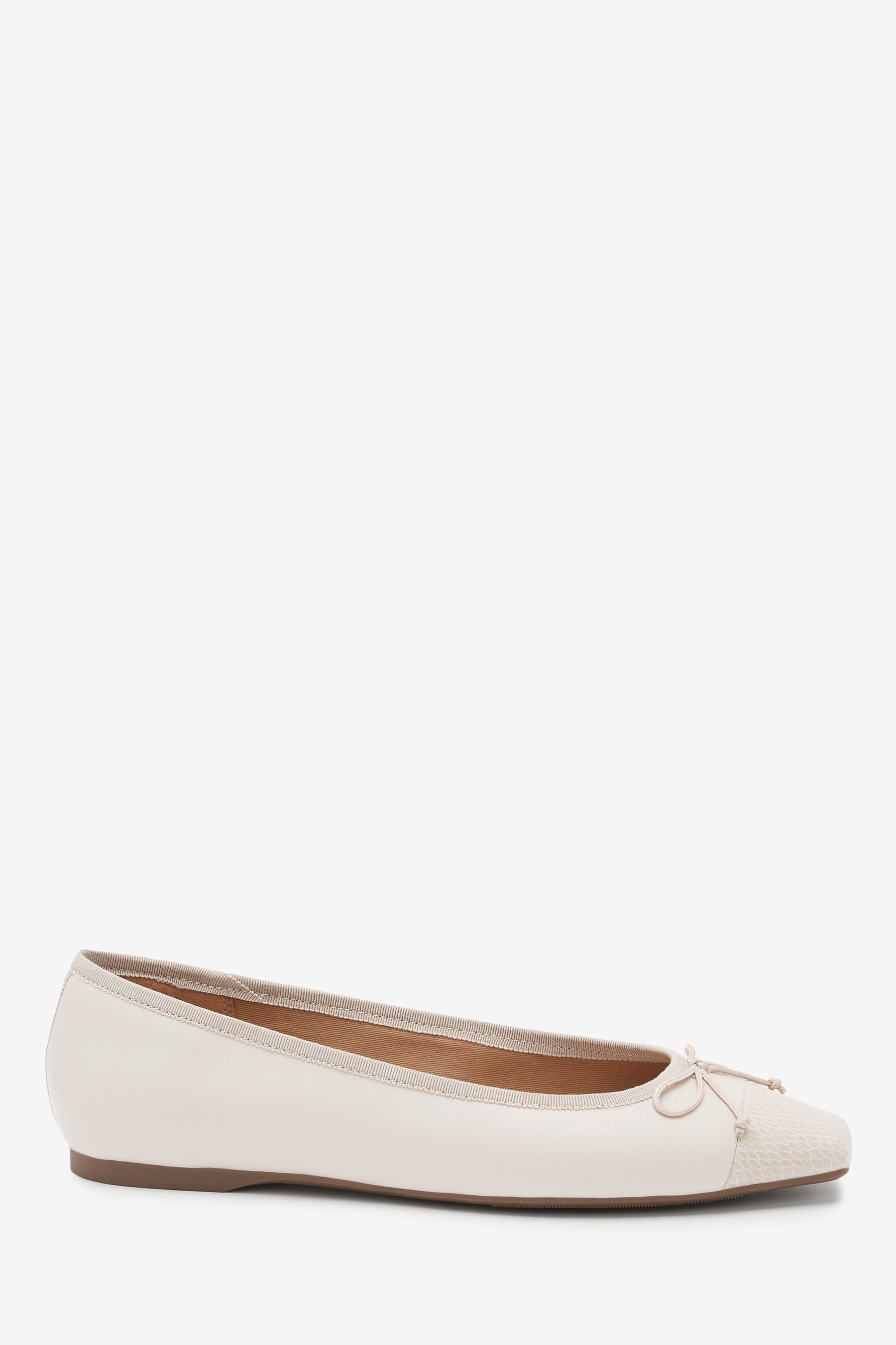 Next Ballerina aus Leder mit eckigem Zehenbereich Ballerina (1-tlg)