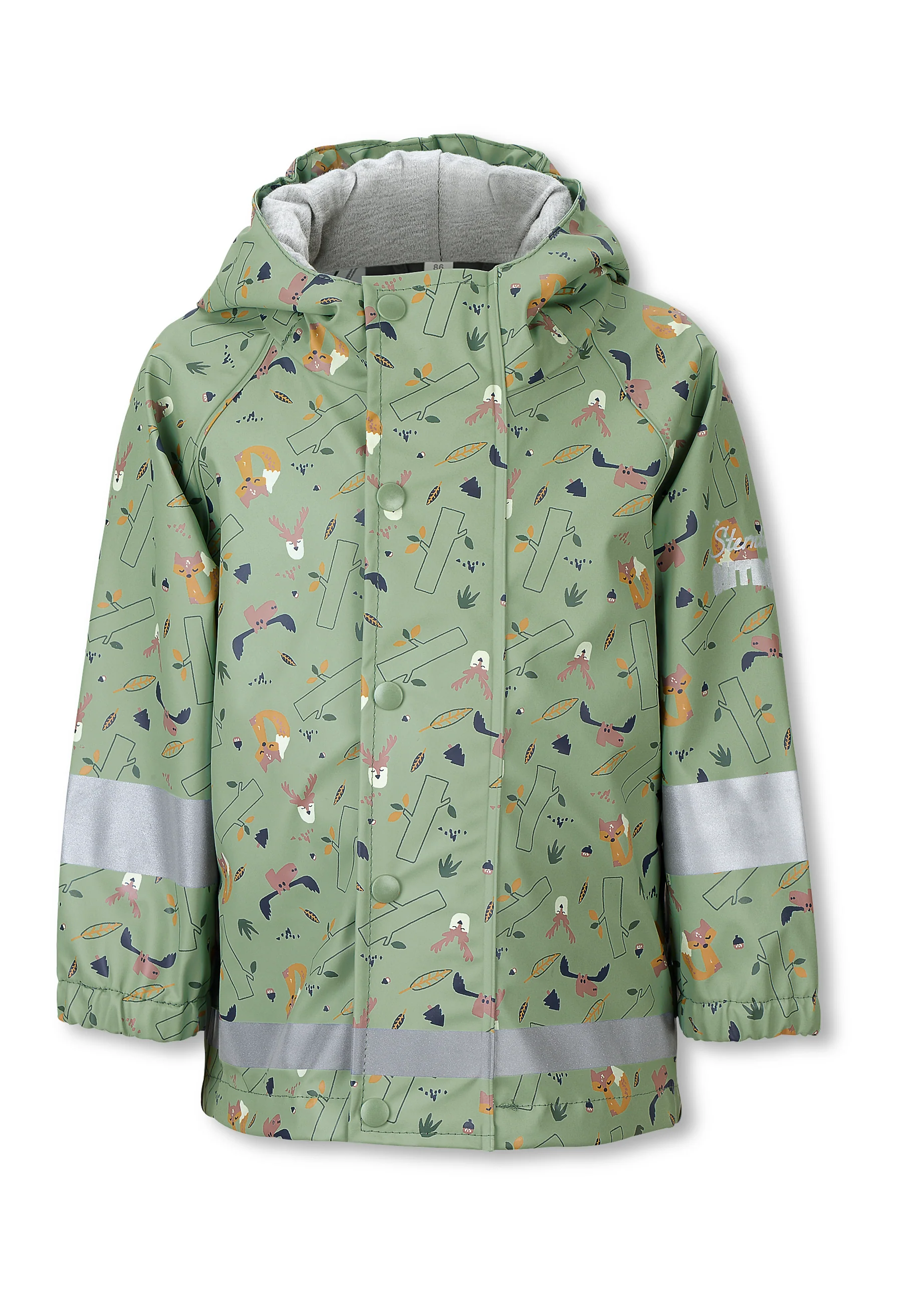 Regenjacke Waldtiere ungefüttert und wasserdicht