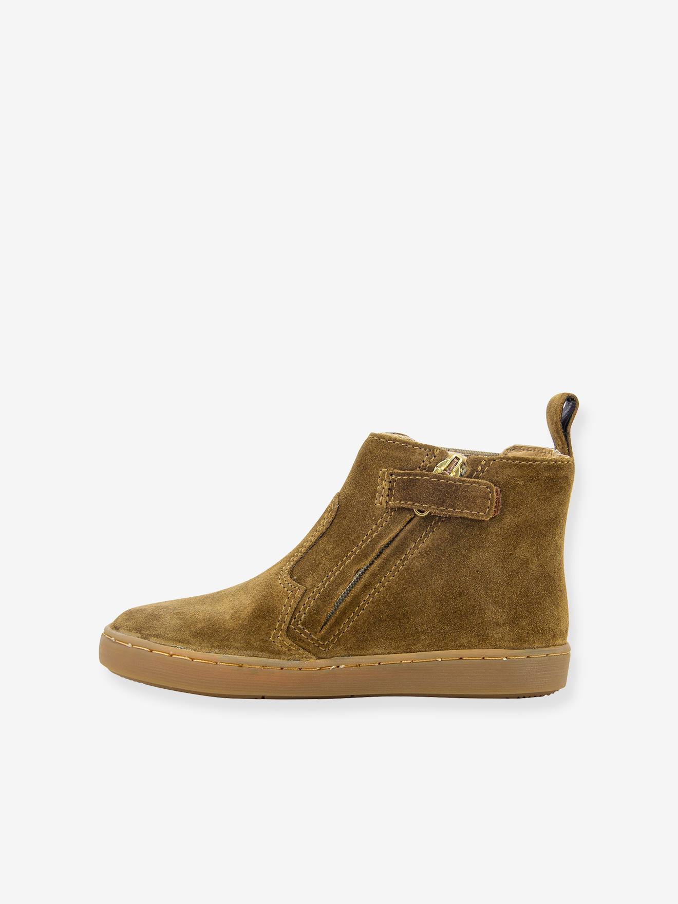 Shoo-Pom Baby Boots Play New ShineVelours SHOO POM - camel