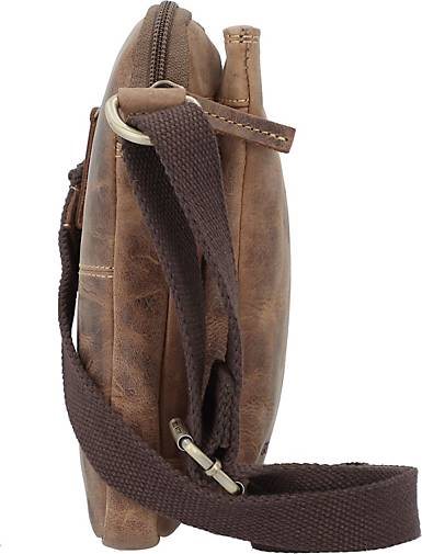 Greenburry Vintage Umhängetasche Leder 12.5 cm