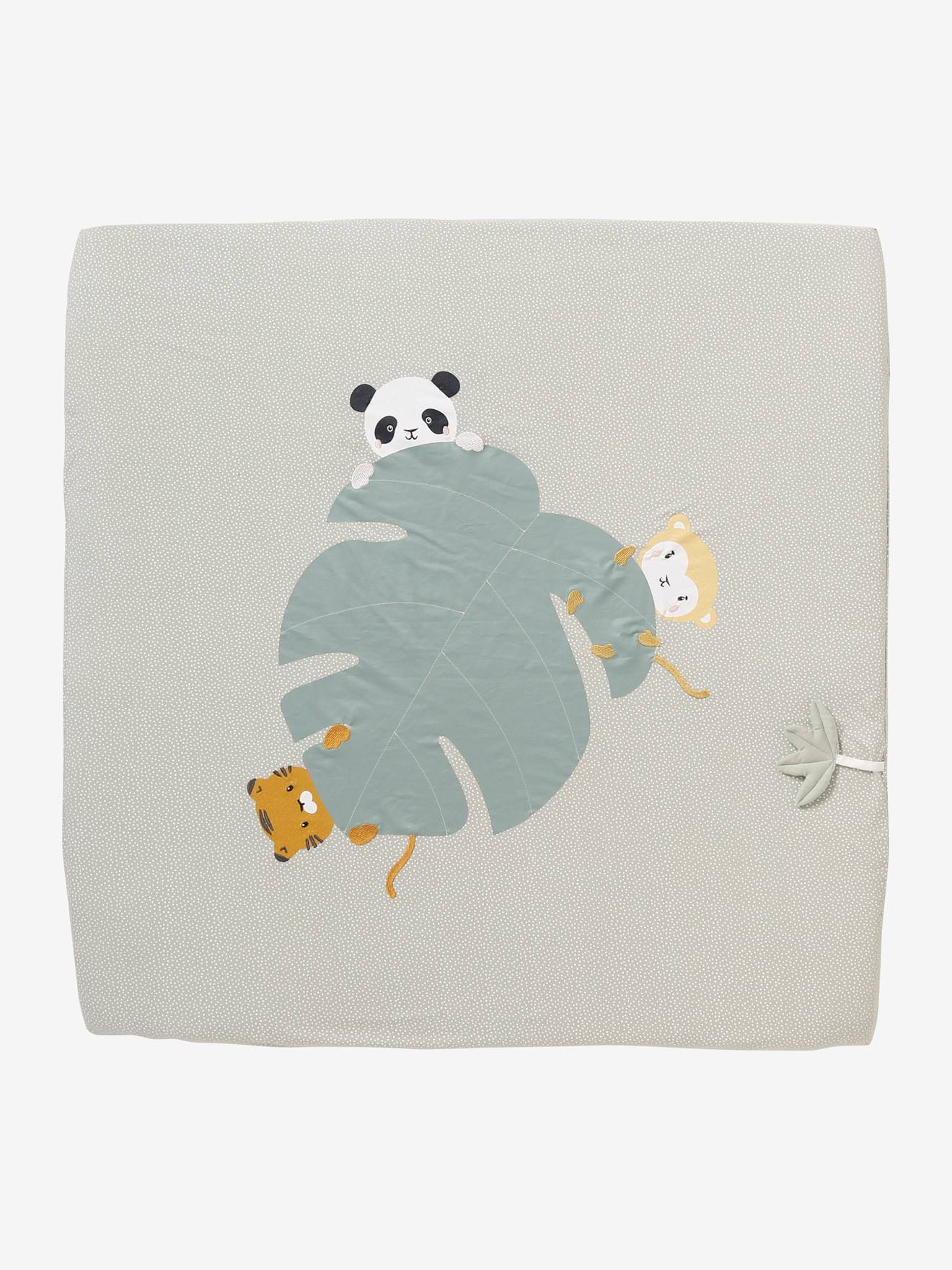 Lot de 2 housses pour fond de parc vert + blanc