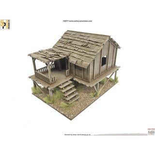 Planked-Style Village House (28 mm)