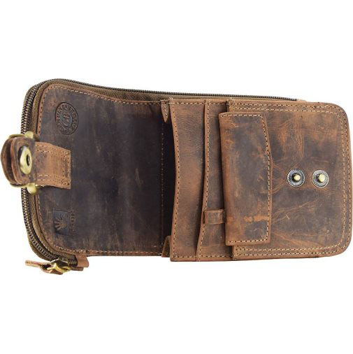 Greenburry Vintage Gürteltasche Leder 14,5 cm