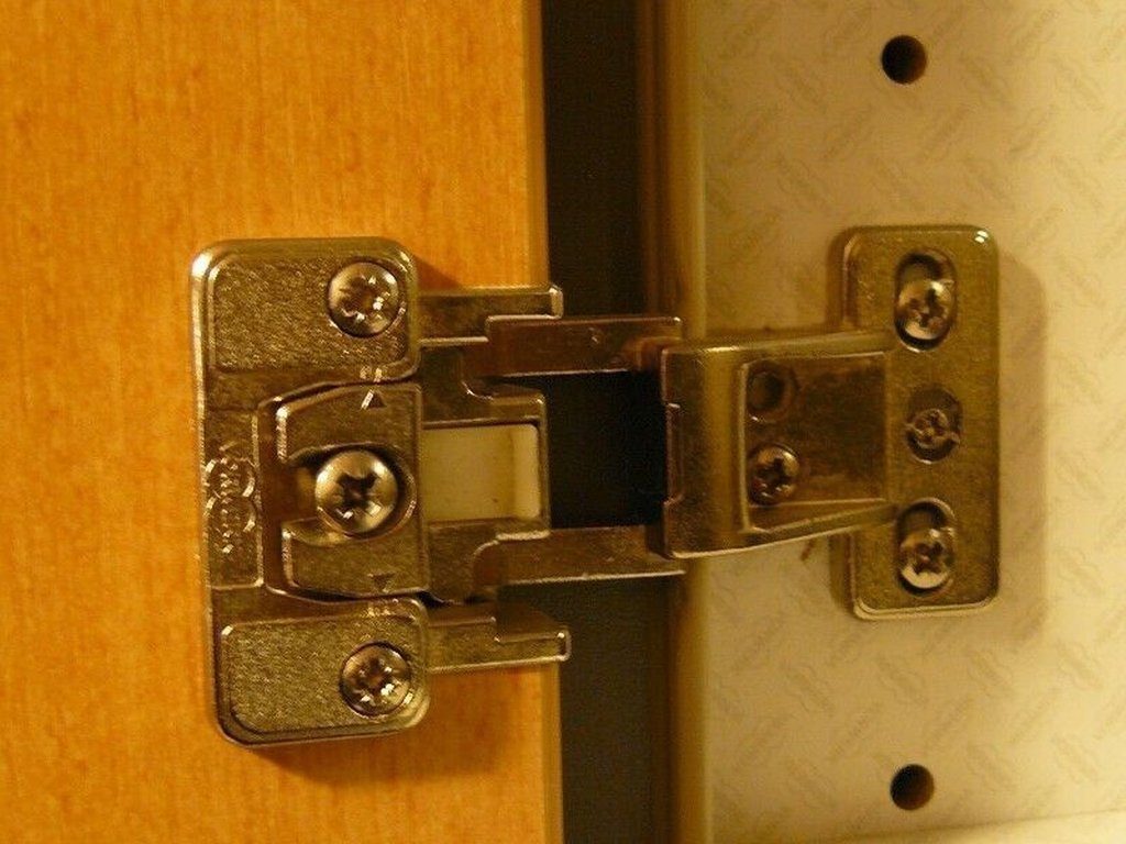 Hettich Möbelbeschlag Vorwerk Hettich Scharnier Topfband Möbelband 11530016 - 4405/72 - VEK22 NEU - Farbton BRAUN (1 St)
