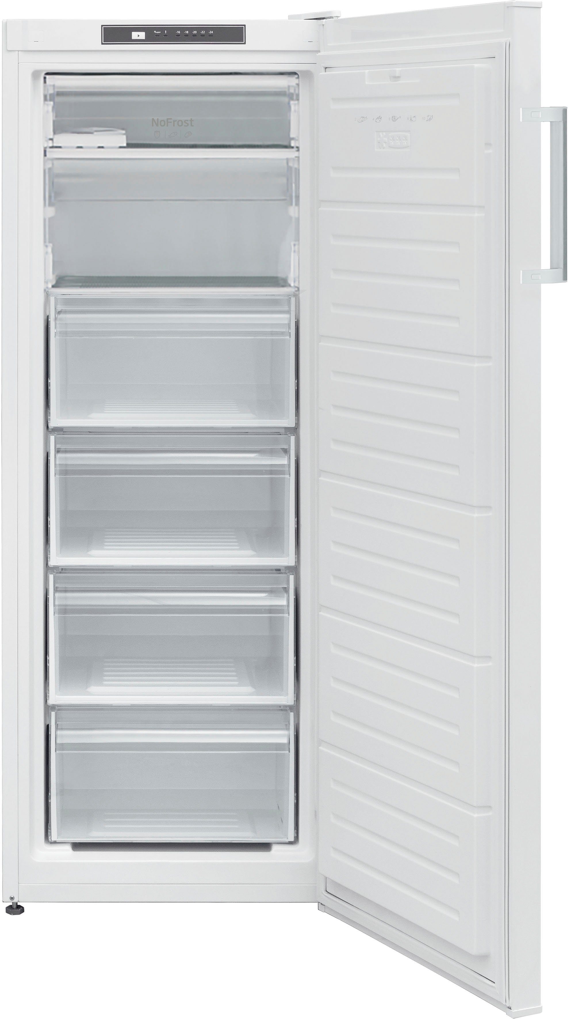 Amica Gefrierschrank GSN 324 160 W, 145,5 cm hoch, 54,0 cm breit, No Frost, Holiday-Schaltung, Inverter Kompressor