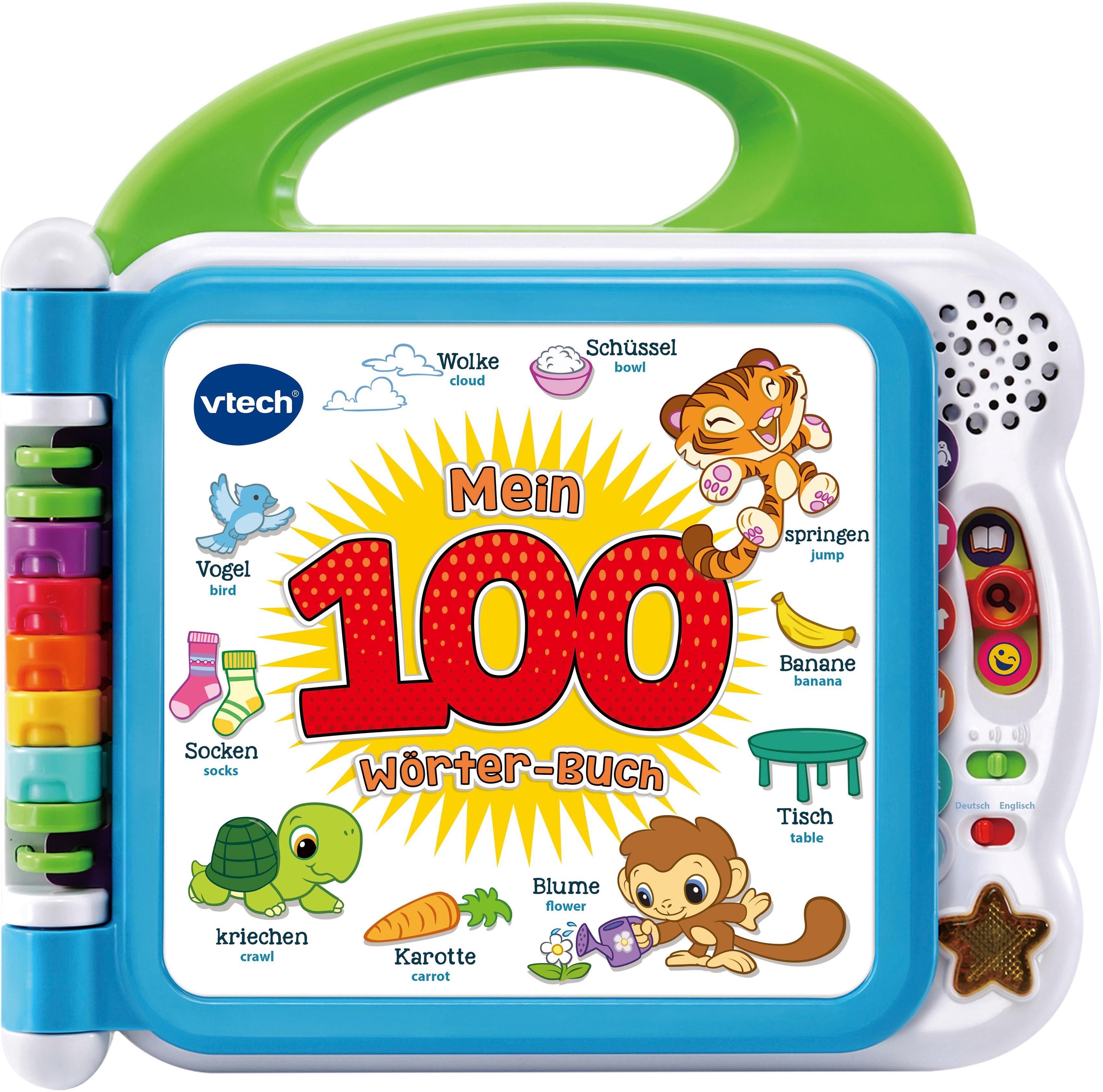Vtech® Buch VTechBaby, Mein 100-Wörter-Buch, weiß, mit Sound und Licht