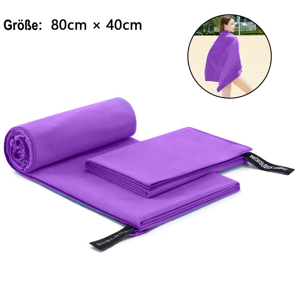 Einemgeld Sporthandtuch Mikrofaser Handtuch - viele Farben & Größen - kompakte Microfaser