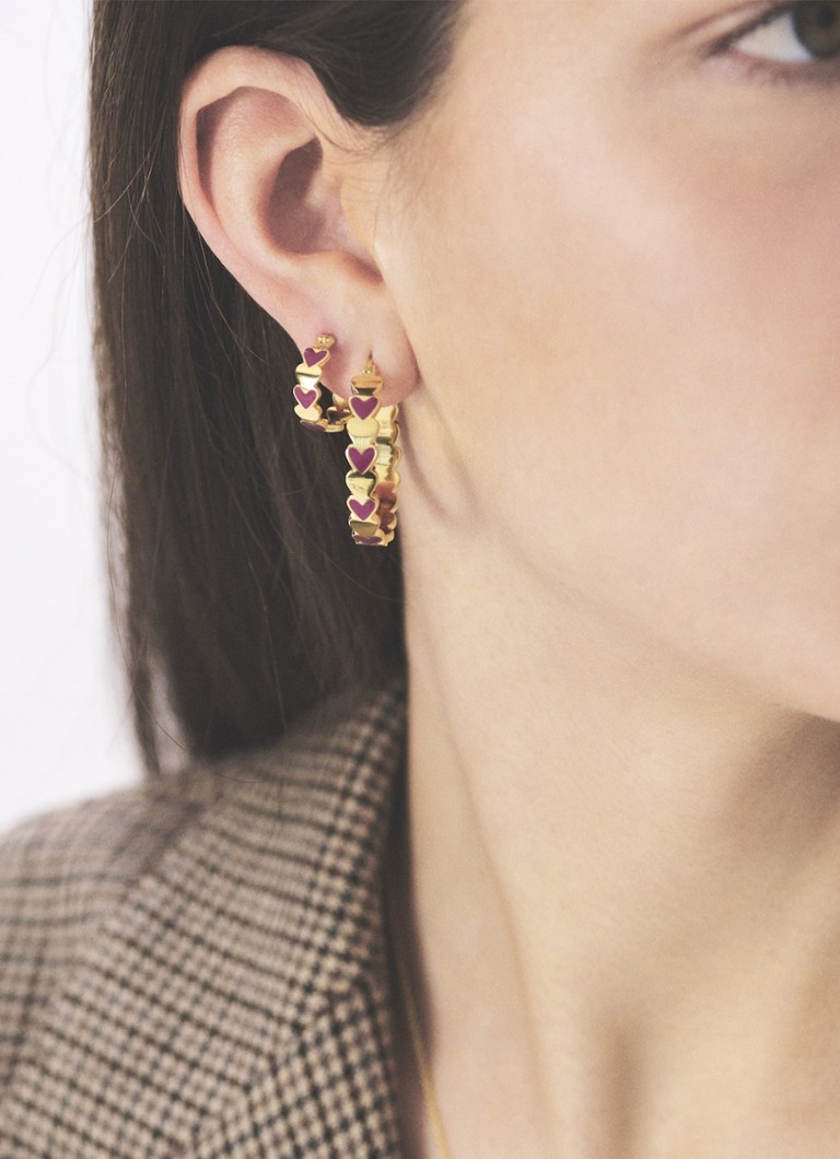 Anna + Nina Large Beloved Gold-Purpose Earrings