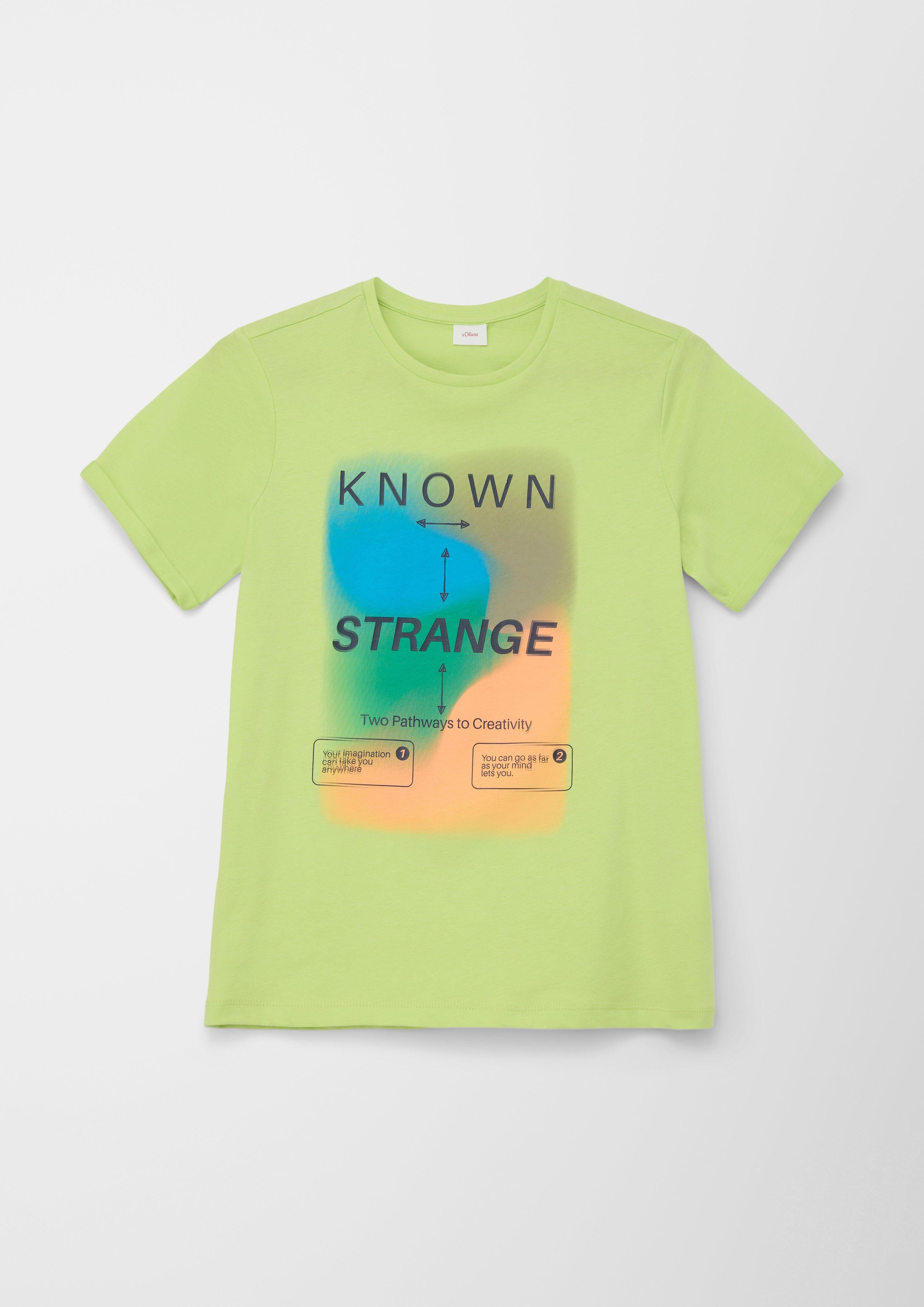 Baumwollshirt mit Grafikprint  2128275-7040