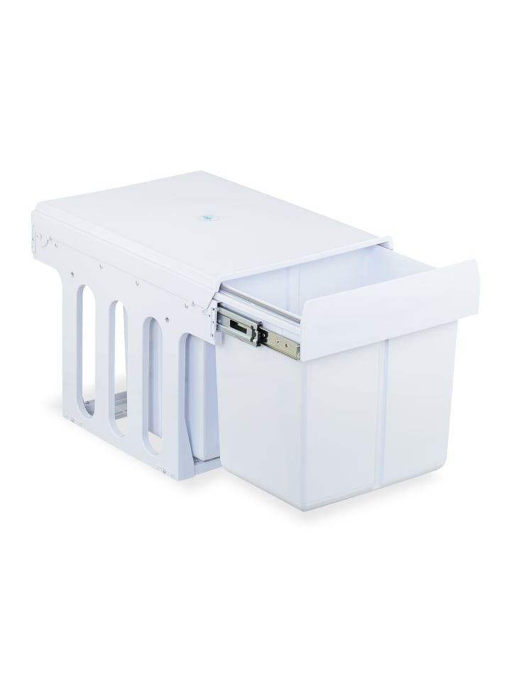 relaxdays Einbaumülleimer in Weiß - 1 x 15 L   2 x 8 L günstig kaufen onesize