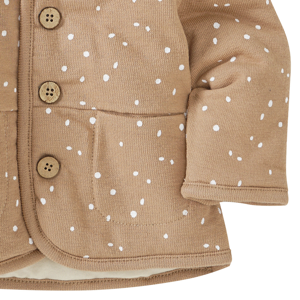 Newborn Jacke mit Kapuze