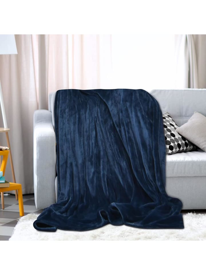 COSTWAY Heizdecke 130 x 180 cm in Blau günstig kaufen 130 cm