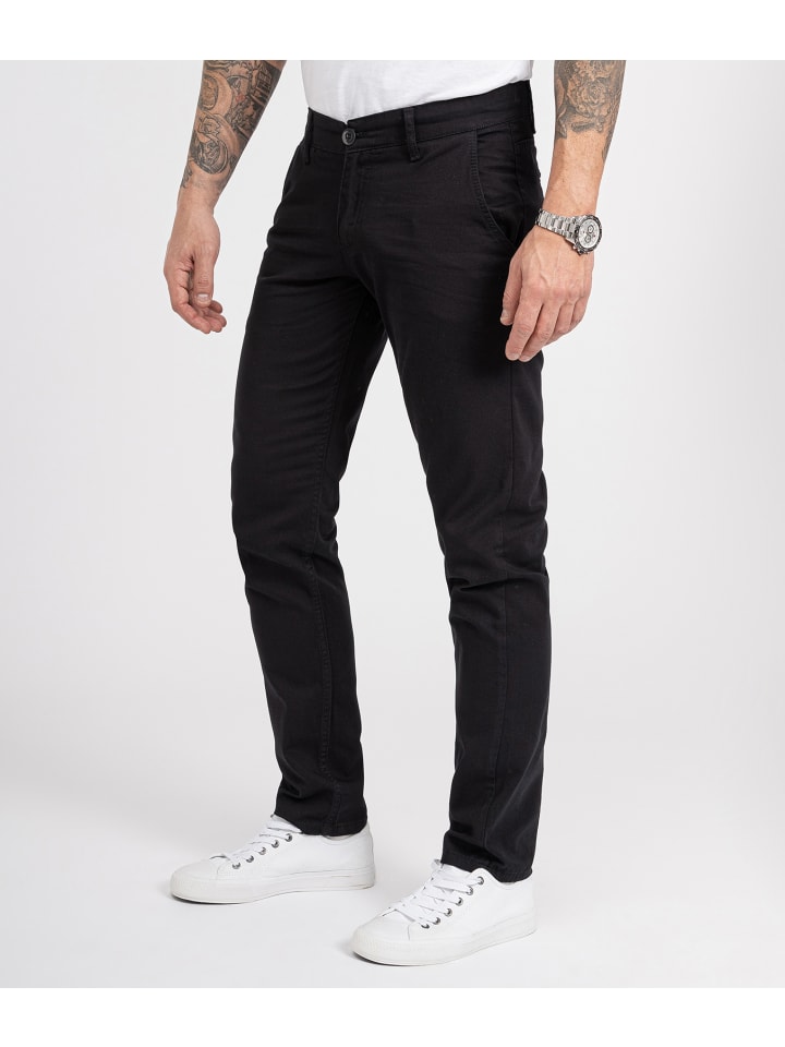 Rock Creek Chino in Schwarz günstig kaufen