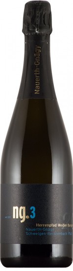 2020 ng.3 Weisser Burgunder Sekt Sonnenberg brut Bio - Weingut Nauerth-Gnägy