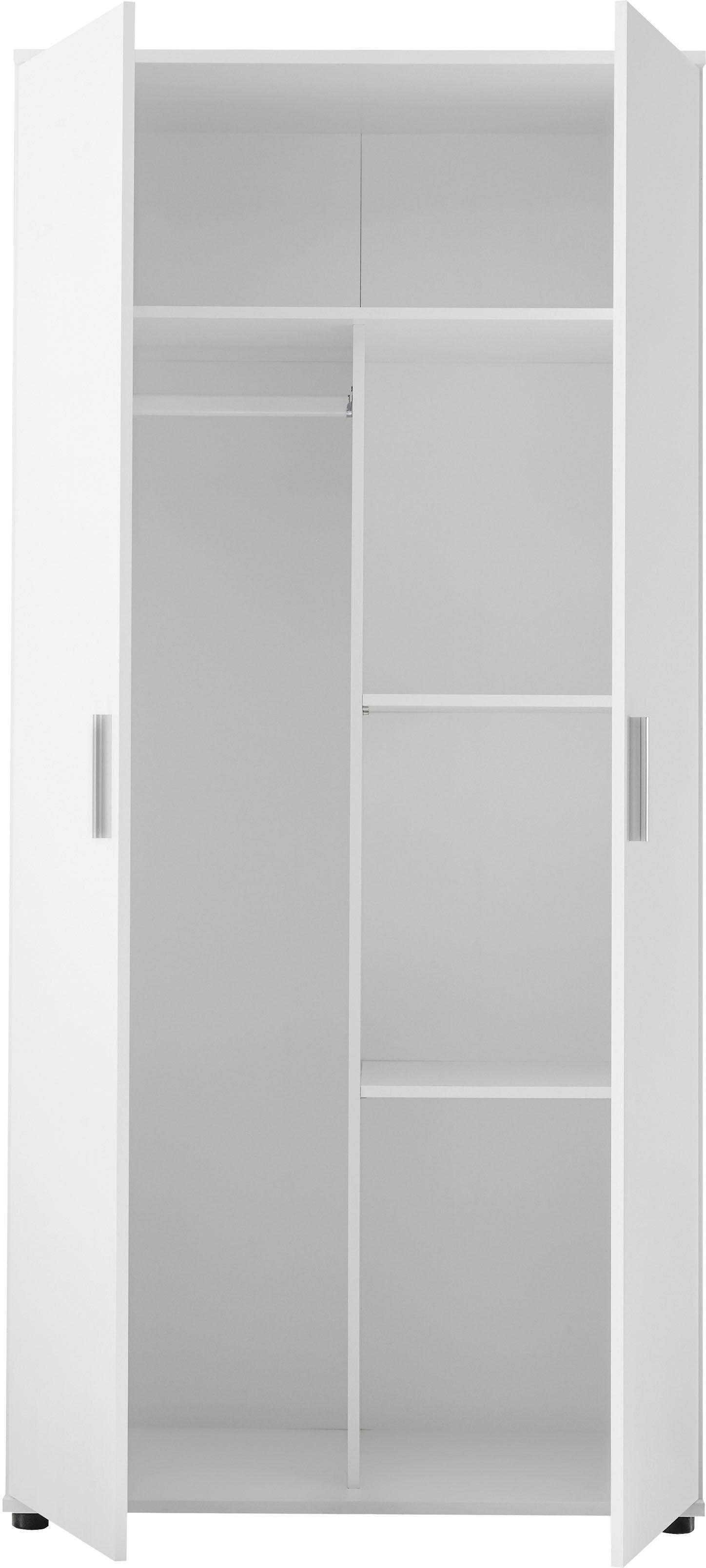 Begabino Babyzimmer-Komplettset Bibo, (Set, 3-St., Bett, Wickelkommode, Schrank), Bett + Wickelkommode + 2-trg. Schrank